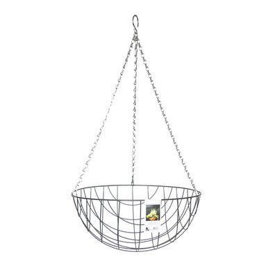 Esschert Design Hanging Basket Metallkorb Ø 35 cm mit Kette