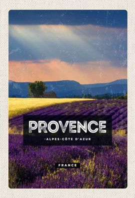Blechschild 20x30 cm - Provence alpes cote d'azur