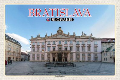 Holzschild 20x30 cm - Bratislava Slowakei Primatialpalais