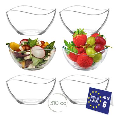 Lav Vira Dessertschalen 6er-Set: 310cc, Glasschalen