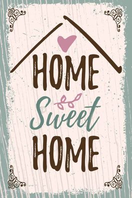 Holzschild 20x30 cm - Home sweet home
