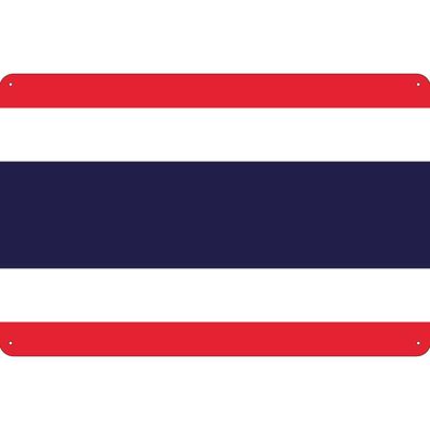 vianmo Blechschild Wandschild 20x30 cm Thailand Fahne Flagge