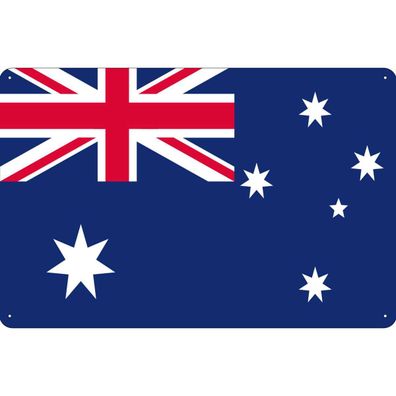 vianmo Blechschild Wandschild 20x30 cm Australien Fahne Flagge