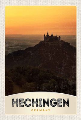 Blechschild 20x30 cm - Hechingen Burg Hohenzoller