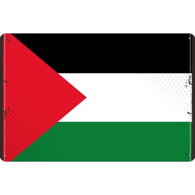 vianmo Blechschild Wandschild 20x30 cm Palästina Fahne Flagge
