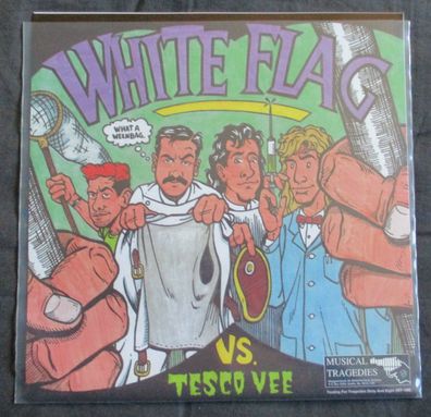 White Flag vs. Tesco Vee - Everything Means Nothing/ Manimal Vinyl Split EP farbig 6"