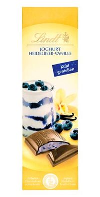 Lindt Tafel Joghurt Heidelbeer Vanille Vollmilch Schokolade 100g