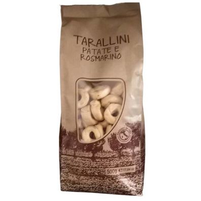 Taralli Tarallini patate e rosmarino / Tarallini-Kartoffeln und Rosmarin 500g