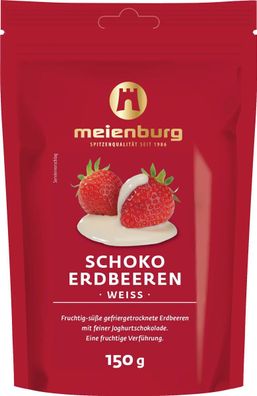 Meienburg WEISSE SCHOKO Erdbeeren 150g