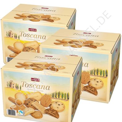 Lambertz Toscana ohne Schokolade 1,8kg Office Box 3x 6x450g