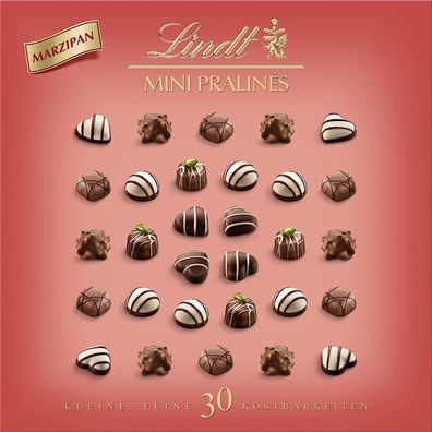 Lindt Schokolade Marzipan Mini Pralinés | 163g Schachtel | (Gr. 163 g)