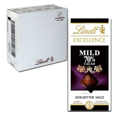 Lindt Excellence Mild 70% Cacao 100g Schokolade 20 Tfl