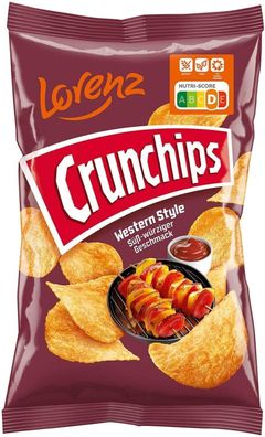 Lorenz Crunchips Western Style - Chips - 150 Gramm