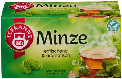 Teekanne Minze - Pfefferminz Tee - 20 Beutel