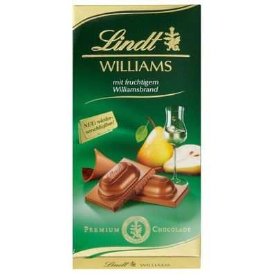 Lindt Williams Schokolade 100g