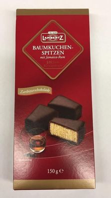 Jamaica Rum Lambertz 3x 125g Baumkuchenspitzen 375g