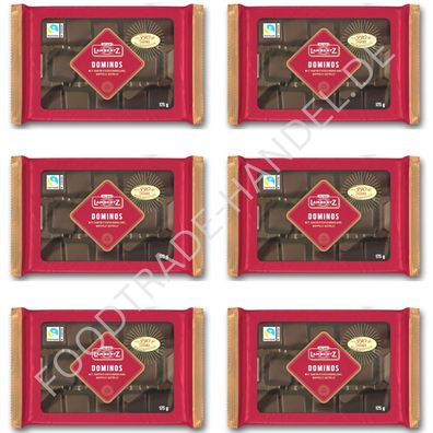 Lambertz Dominos mit Zartbitterschokolade doppelt gefüllt 6x 175g