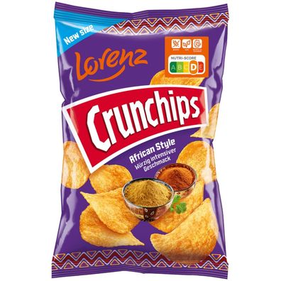 Lorenz Chips Crunchips African Style Kartoffelchips 150g Packung