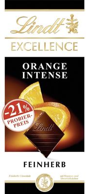 Lindt Excellence Orange 100g