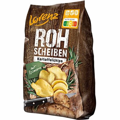 Lorenz Rohscheiben Kartoffelchips mit Rosmarin 120g