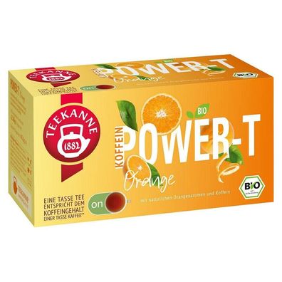 Teekanne Power-T Orange Bio-Tee 18 Portionen
