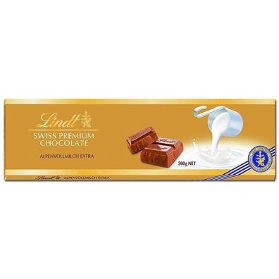 Lindt Alpen-Vollmilch-Schokolade Extra 300g Tafel