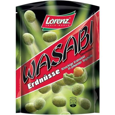 Lorenz Wasabi Erdnüsse mit asiatischem Meerrettich Geschmack 100g