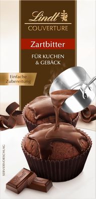 Lindt Couverture Zartbitter 100g