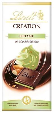 Lindt Creation Pistazie & Mandel Stückchen - Schokolade - 150g