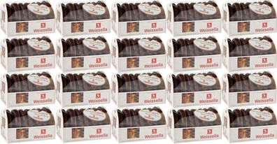 WEISS 20x 200g Weissella Oblaten Lebkuchen Zartbitter 20% Nüsse 4 Kg