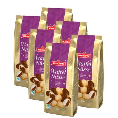 Kinkartz Waffel Nüsse einezelnd neu 6x 250g