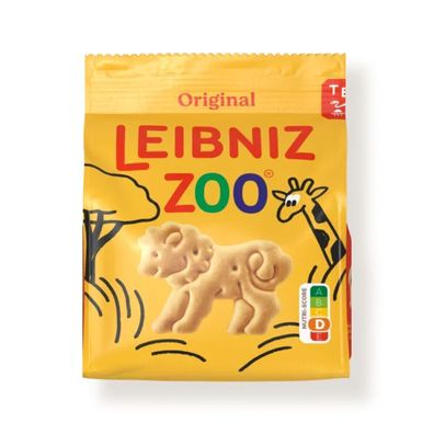 Leibniz Zoo Original Mini Butterkekse in Form von Tieren 125g