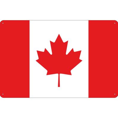 vianmo Blechschild Wandschild 20x30 cm Kanada Fahne Flagge