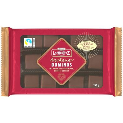 Lambertz Aachener DOMINOs Vollmilch Schokolade Dominosteine 150g