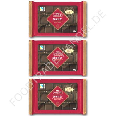 Lambertz Dominos mit Zartbitterschokolade doppelt gefüllt 3x 175g