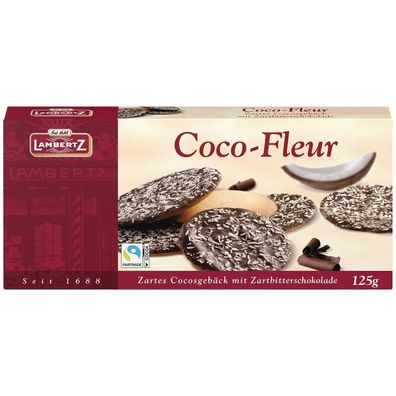 Lambertz Coco-Fleur Cocosgebäck mit Zartbitterschokolade 125g
