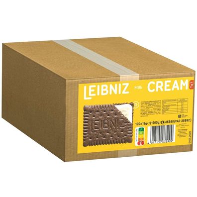 Leibniz KEKS'N CREAM MILK 1er Kekse 100 St. 100x19g