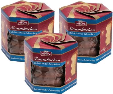 Baumkuchen 3x 300gr. Vollmilch Schokolade 900g