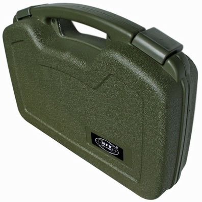 MFH Pistolenkoffer Kunststoff groß oliv mit Schaumstoffeinsatz