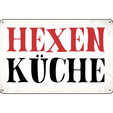 vianmo Blechschild 20x30 cm gewölbt Küche Kochen Hexen Küche Geschenk Metal