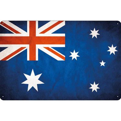 vianmo Blechschild Wandschild 18x12 cm Australien Fahne Flagge