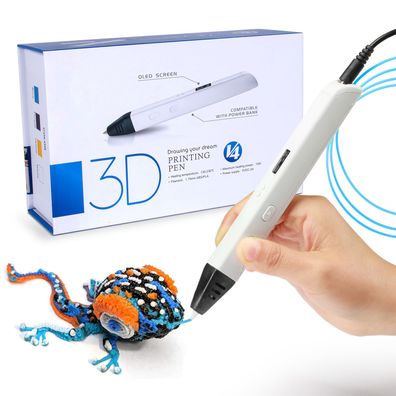 Professioneller Druck 3D-Stift mit Oled-Display Hochwertiges