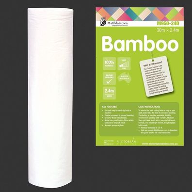 20 % Rabatt, ab 0,5 m: 240 cm breites reines Bambus-Vlies, Matilda´s own Bamboo