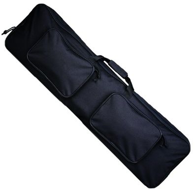 COPTEX Gewehrtasche schwarz mit 2 großen Außentaschen und Trageriemen