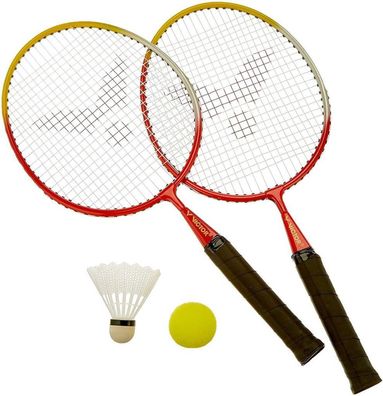 Victor Mini-Badminton-Set | Kinder Badmintonschläger Federball Federballschläger