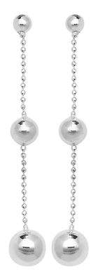 Elegante 925 Sterling Silber Damen - Paar Ohrringe