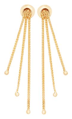Elegante 9 ct/ Karat Gelb Gold Damen - Paar Ohrringe - 0.1cm