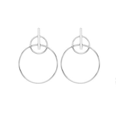 Wunderschöne 925 Sterling Silber Damen - Paar Ohrringe