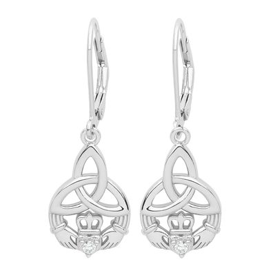 Wunderschöne 925 Sterling Silber Damen - Paar Ohrringe