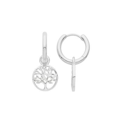 Moderne 925 Sterling Silber Damen - Paar Ohrringe
